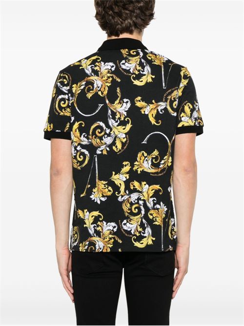 Polo uomo maniche corte Versace jeans Couture | 78GAG6S0JS460G89